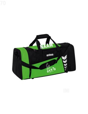 Kleding en tassen met sponsorlogo