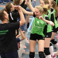 Meisjes B kampioen 2017-2