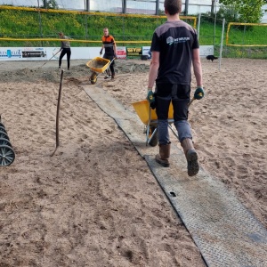 Zomerklaar maken beachvelden