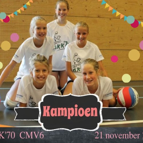 CMV6 kampioen