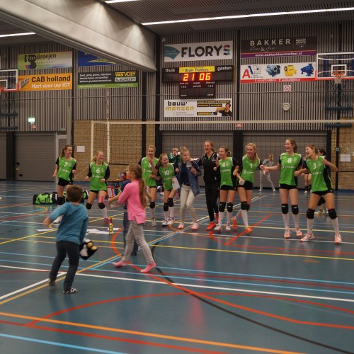 Meisjes B kampioen 2017-2