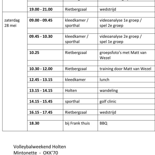 Weekend Holten mei 2016