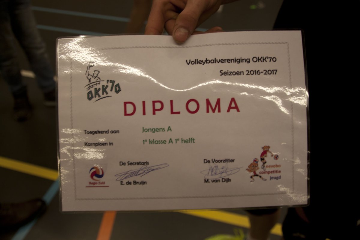 Jongens A1 kampioen 2016